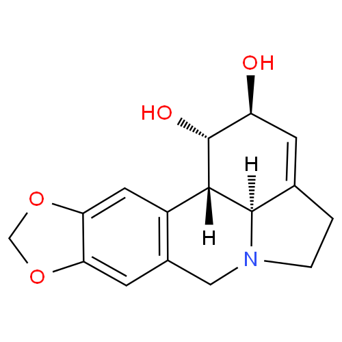 Структурная формула Ликорин