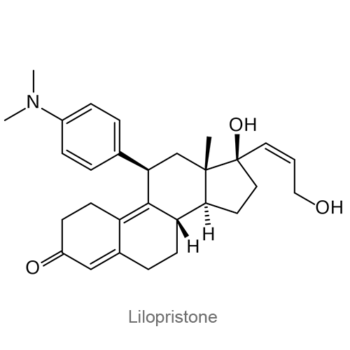 Структурная формула Лилопристон