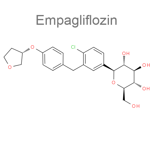 Структурная формула 2 Линаглиптин + Эмпаглифлозин