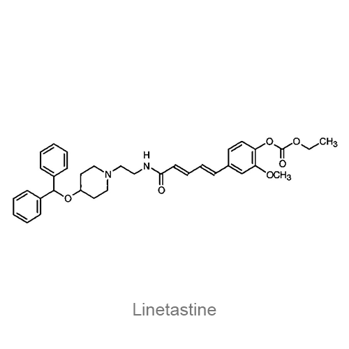 Линетастин структурная формула