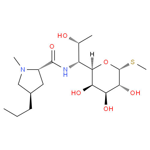 Линкомицин структурная формула