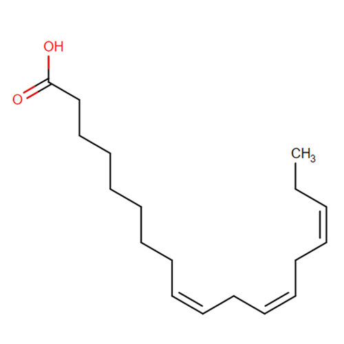 Линоленовая кислота структурная формула