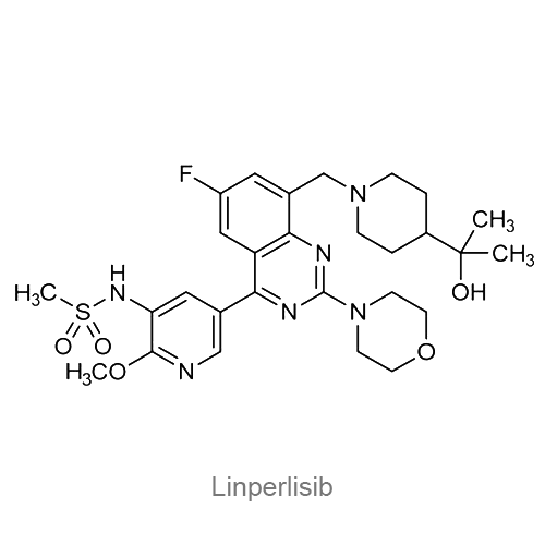 Структурная формула Линперлисиб