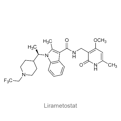 Структурная формула Лираметостат