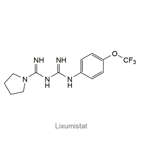 Структурная формула Ликсумистат