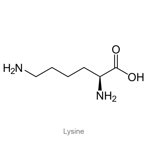 Структурная формула Лизин