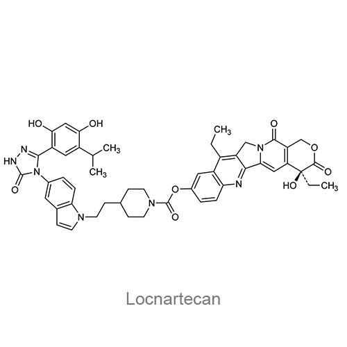 Структурная формула Локнартекан