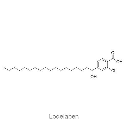 Структурная формула Лоделабен