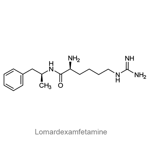 Ломардексамфетамин структурная формула