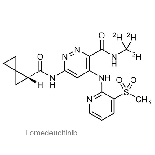 Ломедеуцитиниб структурная формула