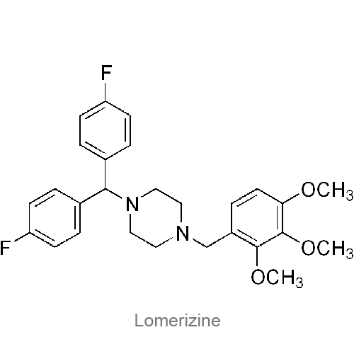 Ломеризин структурная формула