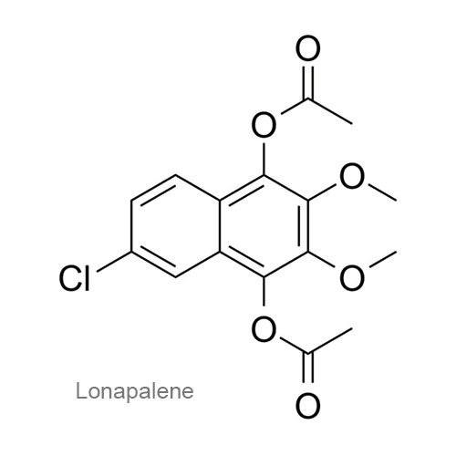 Структурная формула Лонапален