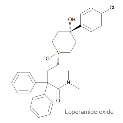 Лоперамида оксид структурная формула