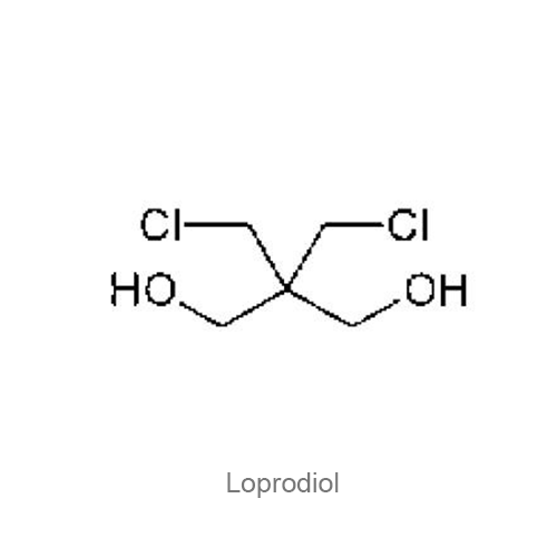 Структурная формула Лопродиол