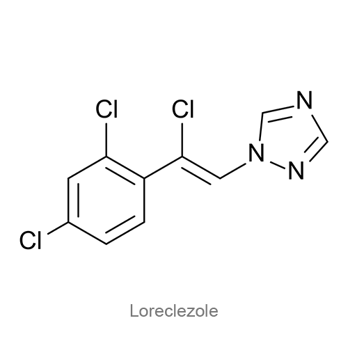 Структурная формула Лореклезол