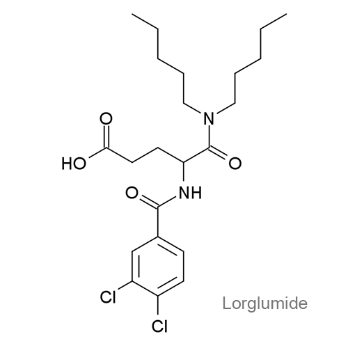 Структурная формула Лорглумид