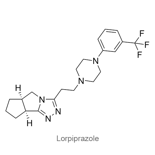 Структурная формула Лорпипразол