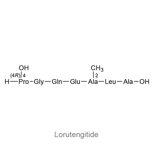Структурная формула Лорутенгитид