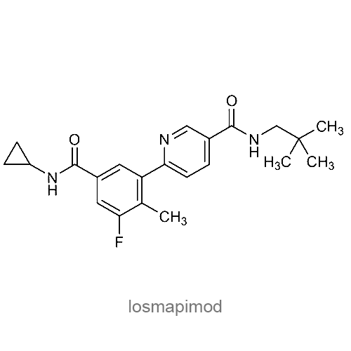 Структурная формула Лосмапимод