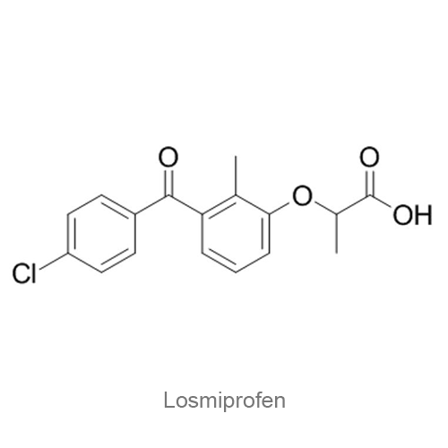 Структурная формула Лозмипрофен