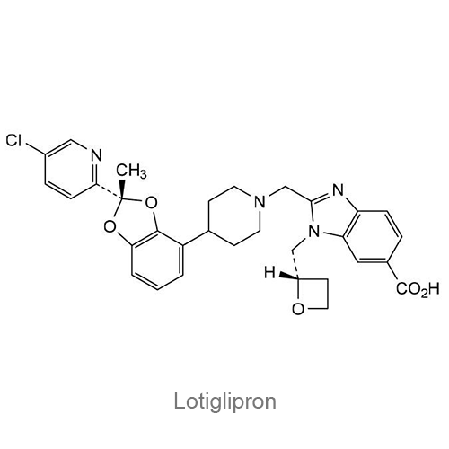 Структурная формула Лотиглипрон