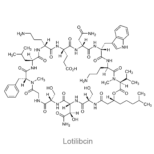 Структурная формула Лотилибцин