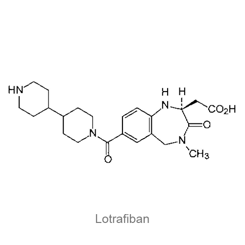 Структурная формула Лотрафибан