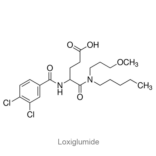 Структурная формула Локсиглумид