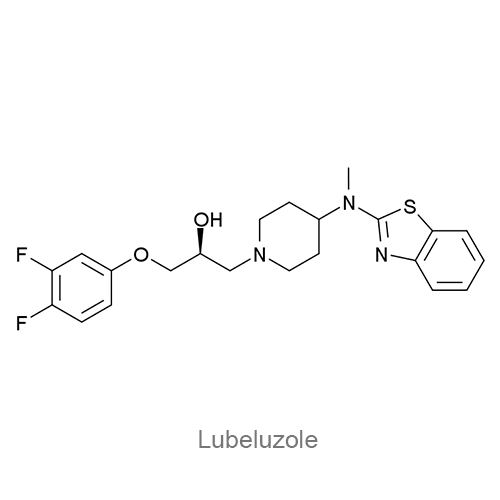Лубелузол структурная формула