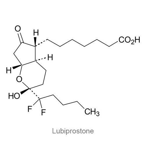 Структурная формула Лубипростон