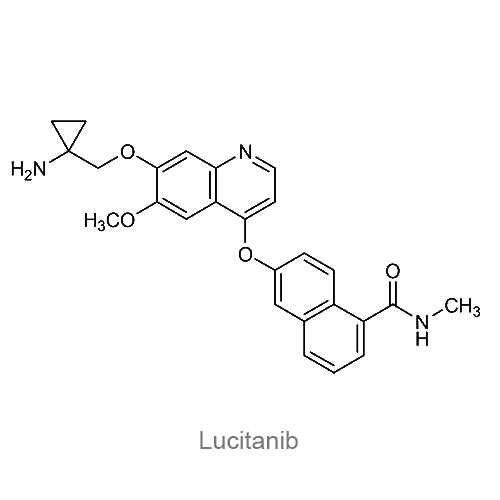 Луцитаниб структурная формула