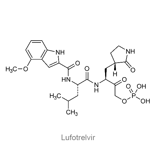 Структурная формула Луфотрелвир