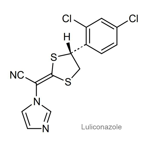 Структурная формула Луликоназол