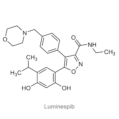 Структурная формула Луминеспиб
