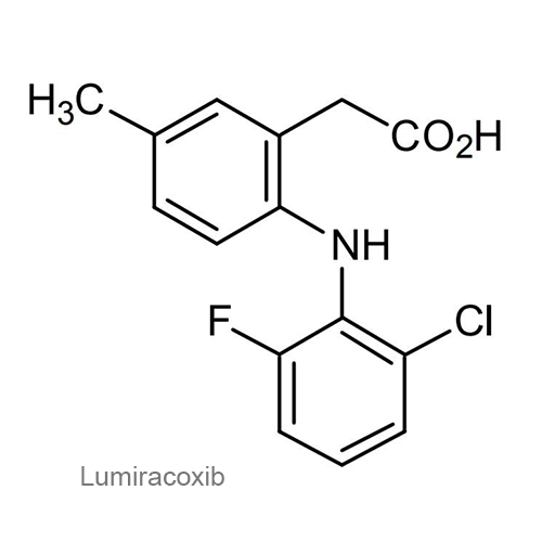Структурная формула Лумиракоксиб