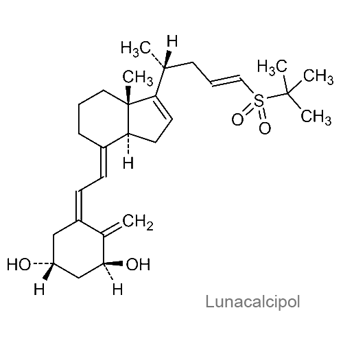 Структурная формула Лунакальципол