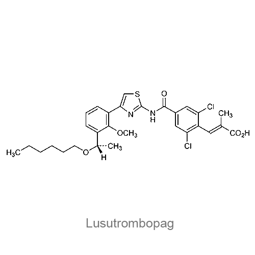 Структурная формула Лусутромбопаг
