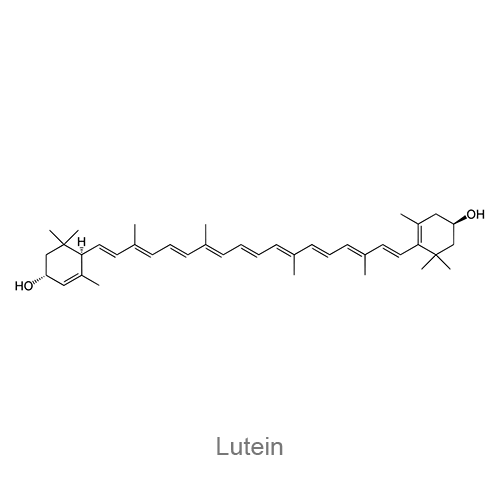 Лютеин структурная формула