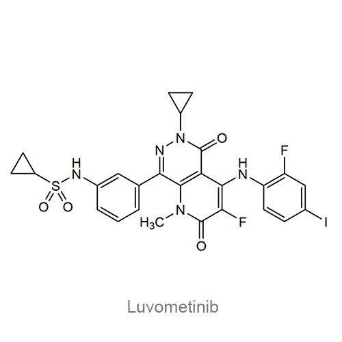 Лувометиниб структурная формула