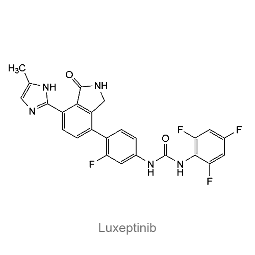 Люксептиниб структурная формула