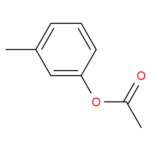 Структурная формула М-крезила ацетат