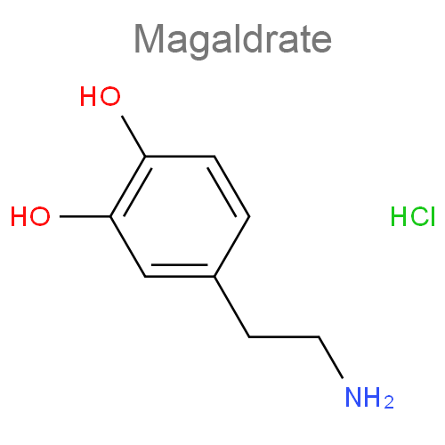 Структурная формула Магалдрат + Симетикон