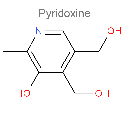 Магния цитрат + Пиридоксин структурная формула 2