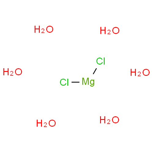 Структурная формула Магния хлорида гексагидрат