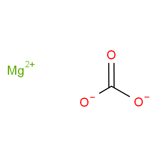 Структурная формула Магния карбонат
