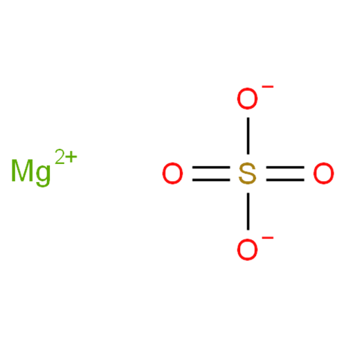 Структурная формула Магния сульфат
