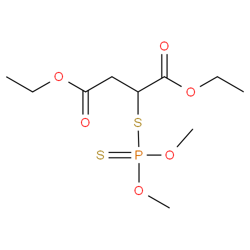 Структурная формула Малатион