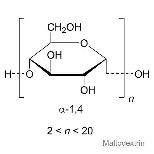 Мальтодекстрин структурная формула