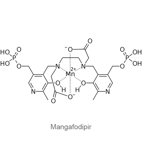 Структурная формула Мангафодипир