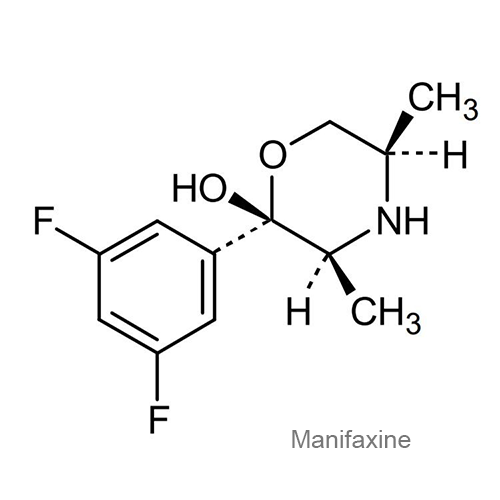 Структурная формула Манифаксин